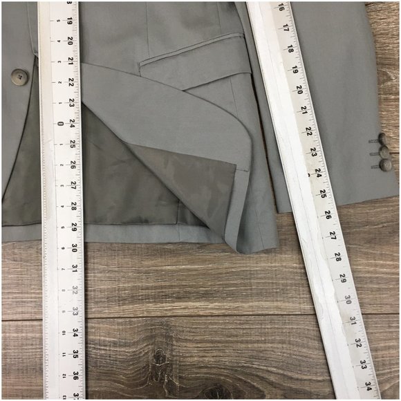 Theory Mens Blazer Sport Coat Two Button Casual Jacket Size 42R Slim Cotton Suit - Picture 14 of 14